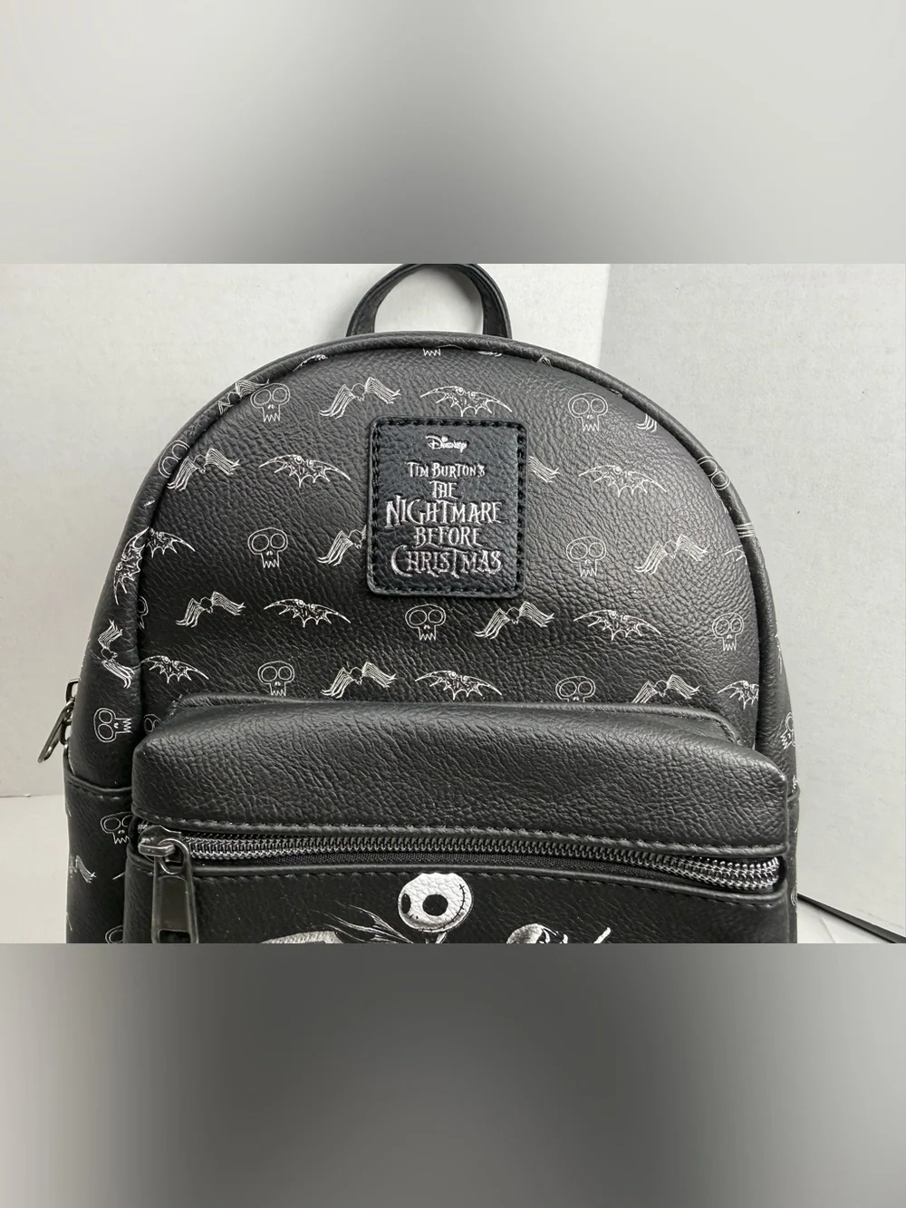 Loungefly The Nightmare Before Christmas Jack & Sally Graveyard Mini Backpack